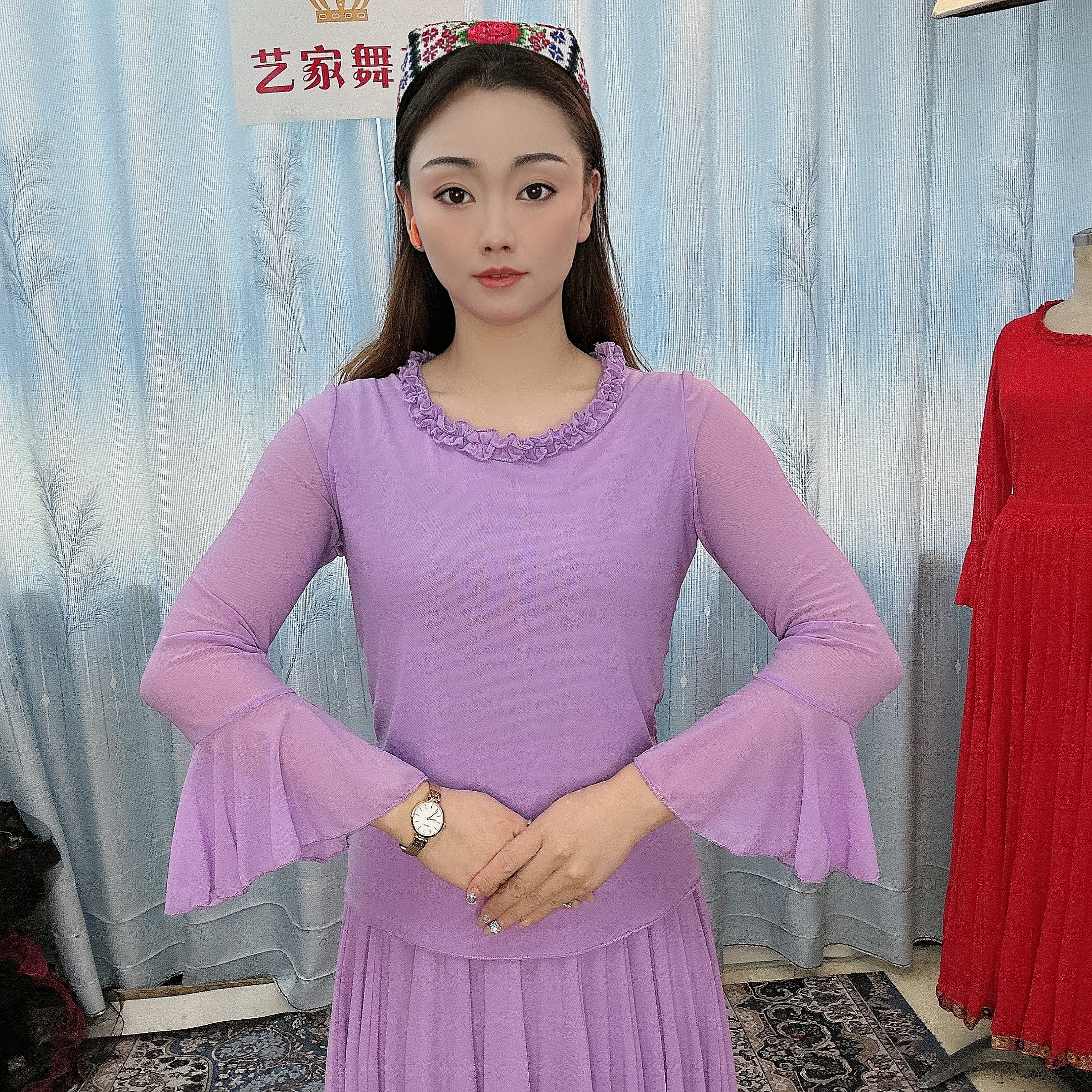 【厂家直销】新款练功服/新疆民族舞蹈练功服