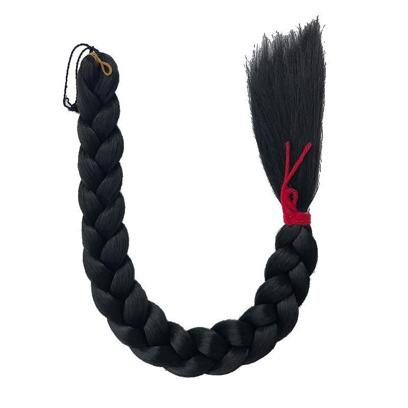 假发麻花辫秧歌大辫子舞蹈影视假发辫子古装民国学生单头麻花辫子