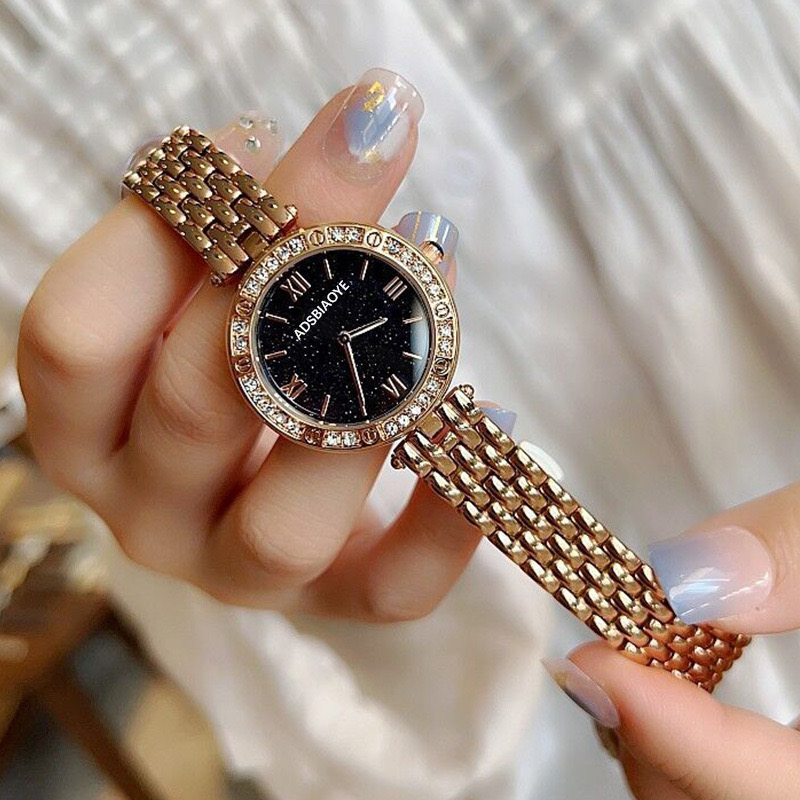 ［星空］官方正品轻奢时尚满天星手表女士防水镶钻石英腕表