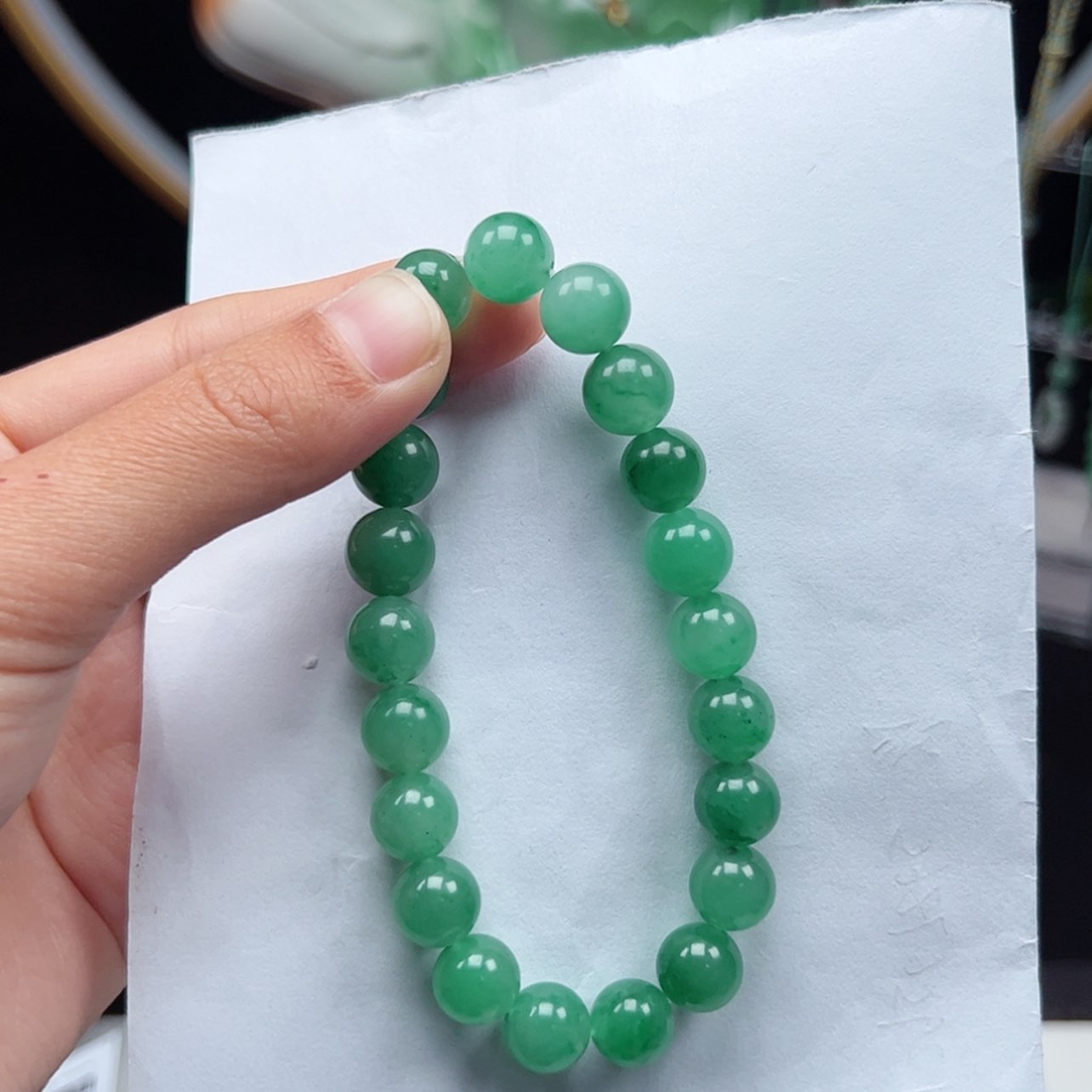 【闪购商品】石英质玉手串未镶嵌四**春