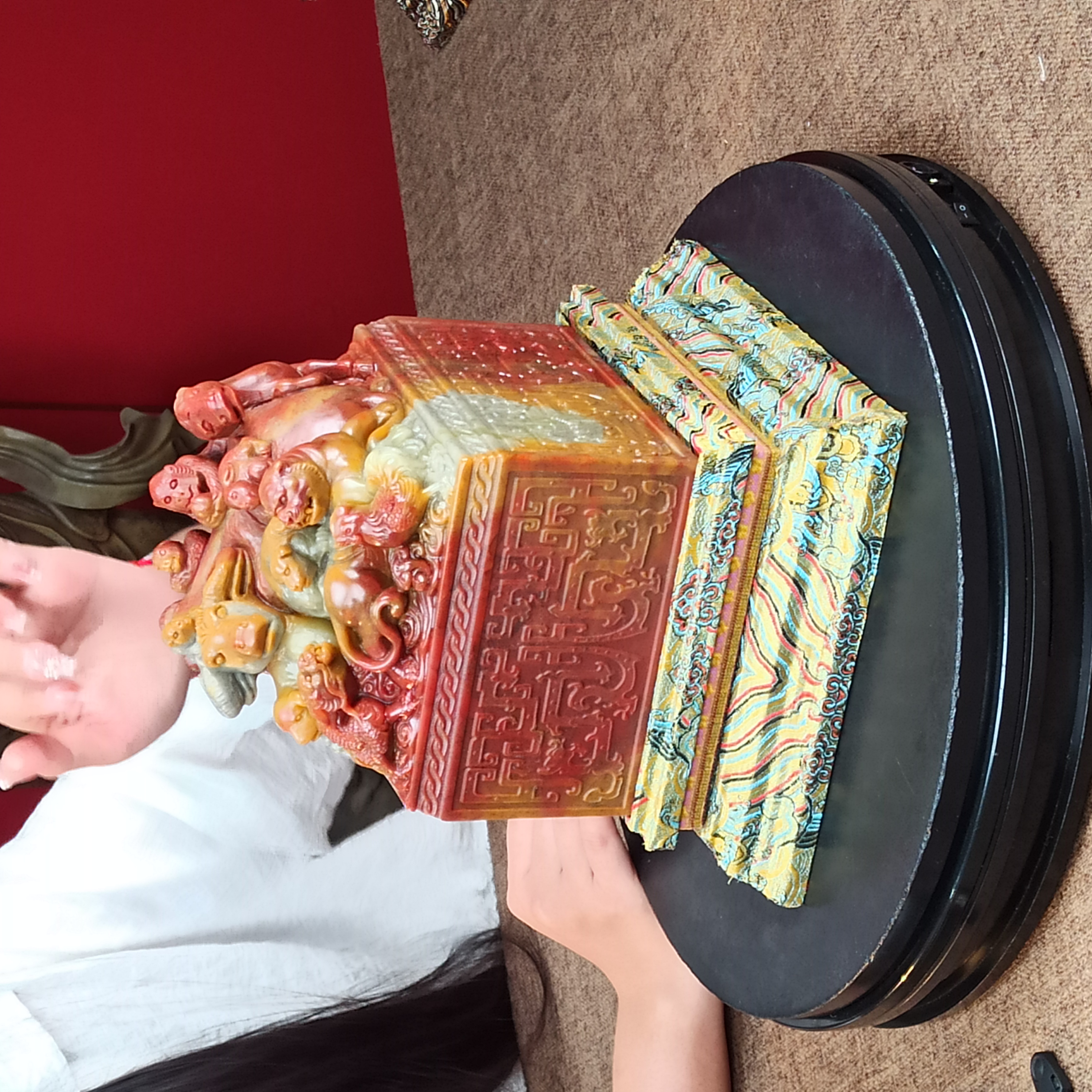 十二生肖玉玺天然材质一物一拍