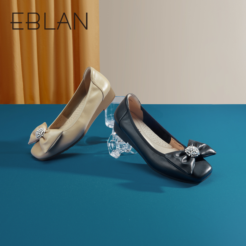 EBLAN舒适百搭浅口单鞋时装单鞋 B23425903