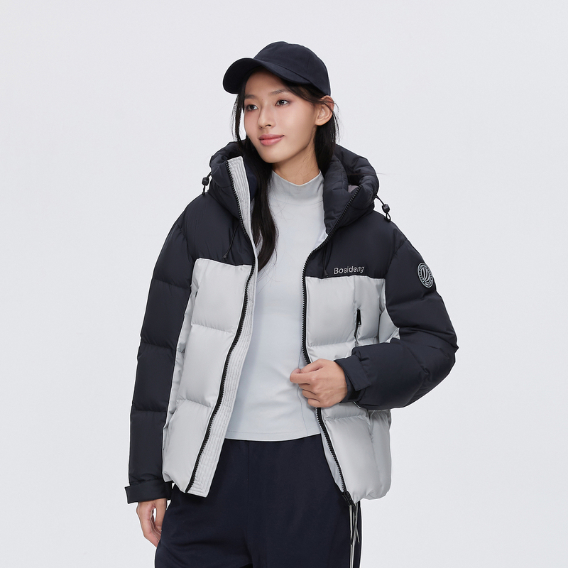 波司登2024新款冬季户外男女时尚情侣运动连帽潮流保暖短款羽绒服