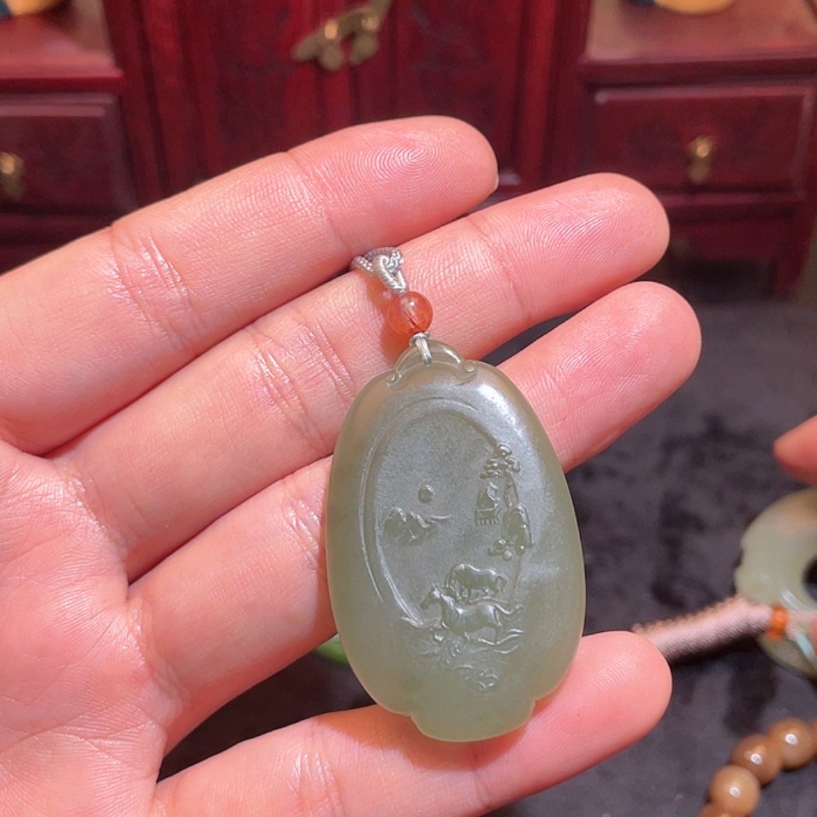 【闪购商品】和田玉（糖玉）颈饰未镶嵌