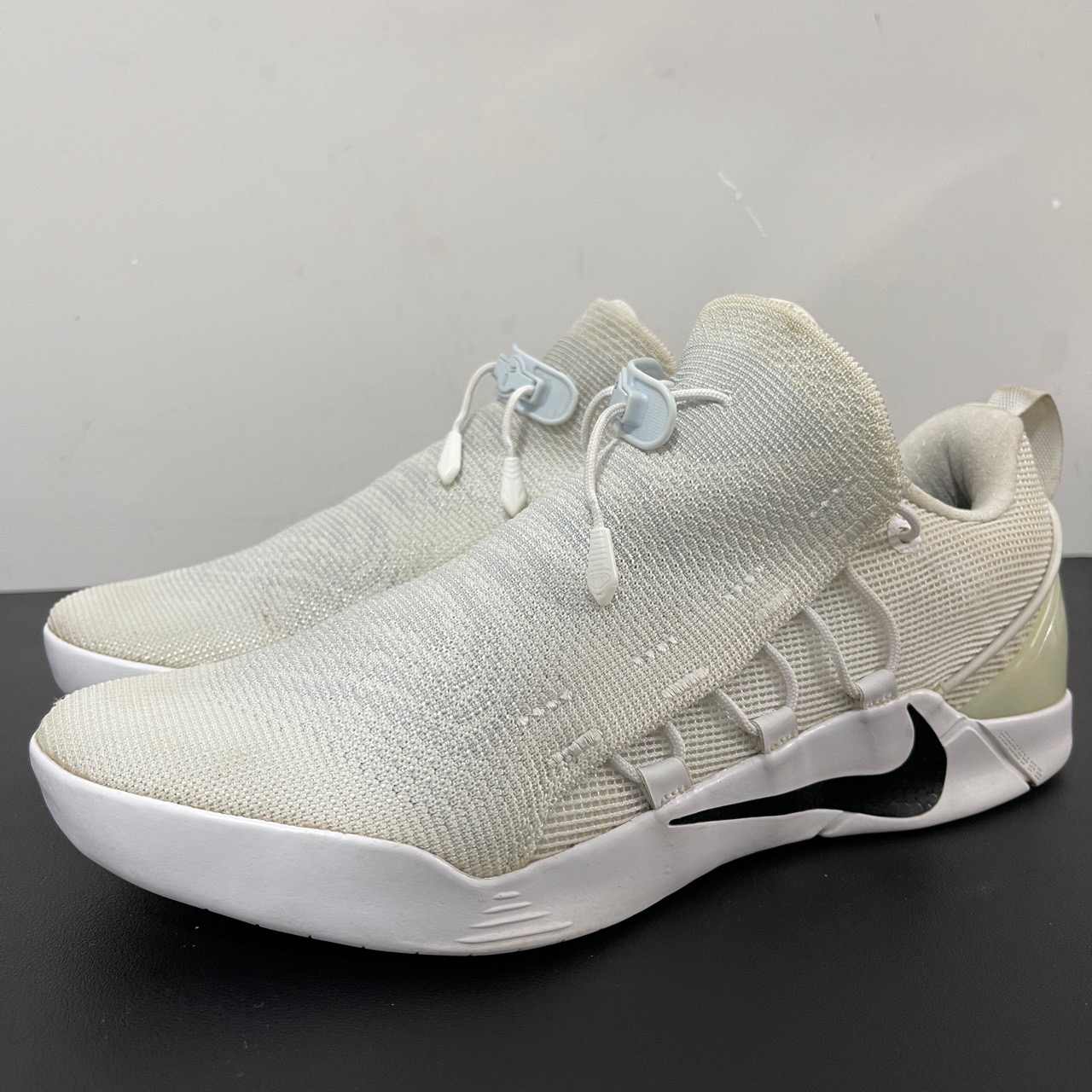 叁/43码/Nike 科比AD黑白潮鞋球鞋/鞋帮修复9新配露娜鞋垫/无盒