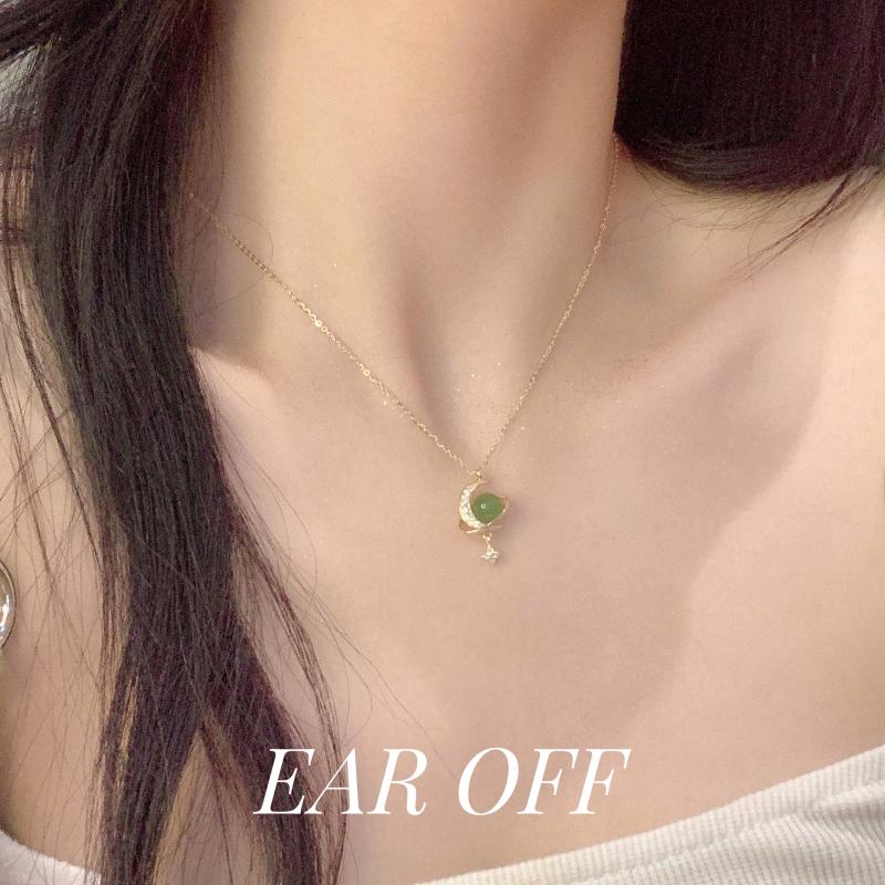 简约时尚潮百搭新款女轻奢小众星月项链网红气质精致显白个性设计