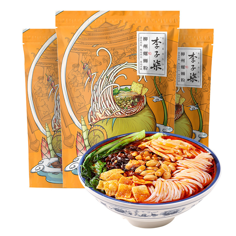李家【子柒】螺蛳粉广西特产柳州速食方便面米线螺狮粉酸臭辣335g