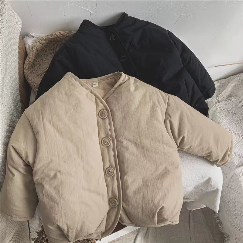 女童棉袄冬装宝宝冬季棉服2024新款儿童加厚短款外套