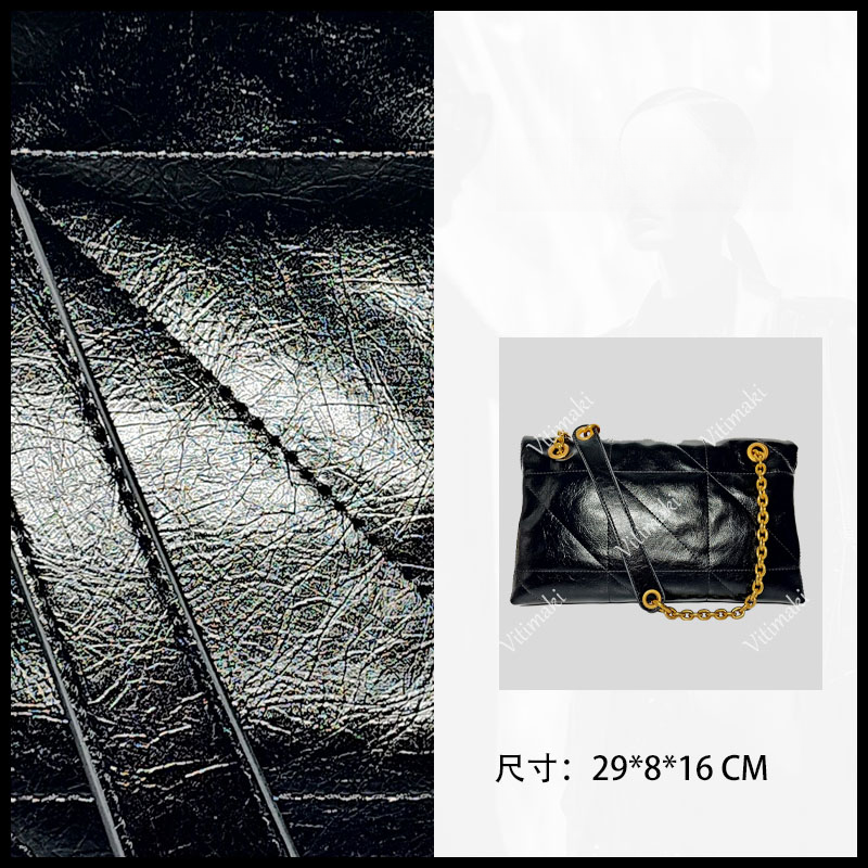 秋冬款休闲通勤斜挎女包 Y3208 黑色（可嘎嘣）