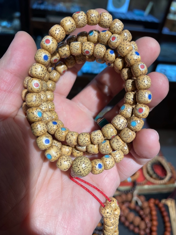 新疆包顺丰，多宝星月菩提。尺寸7*8