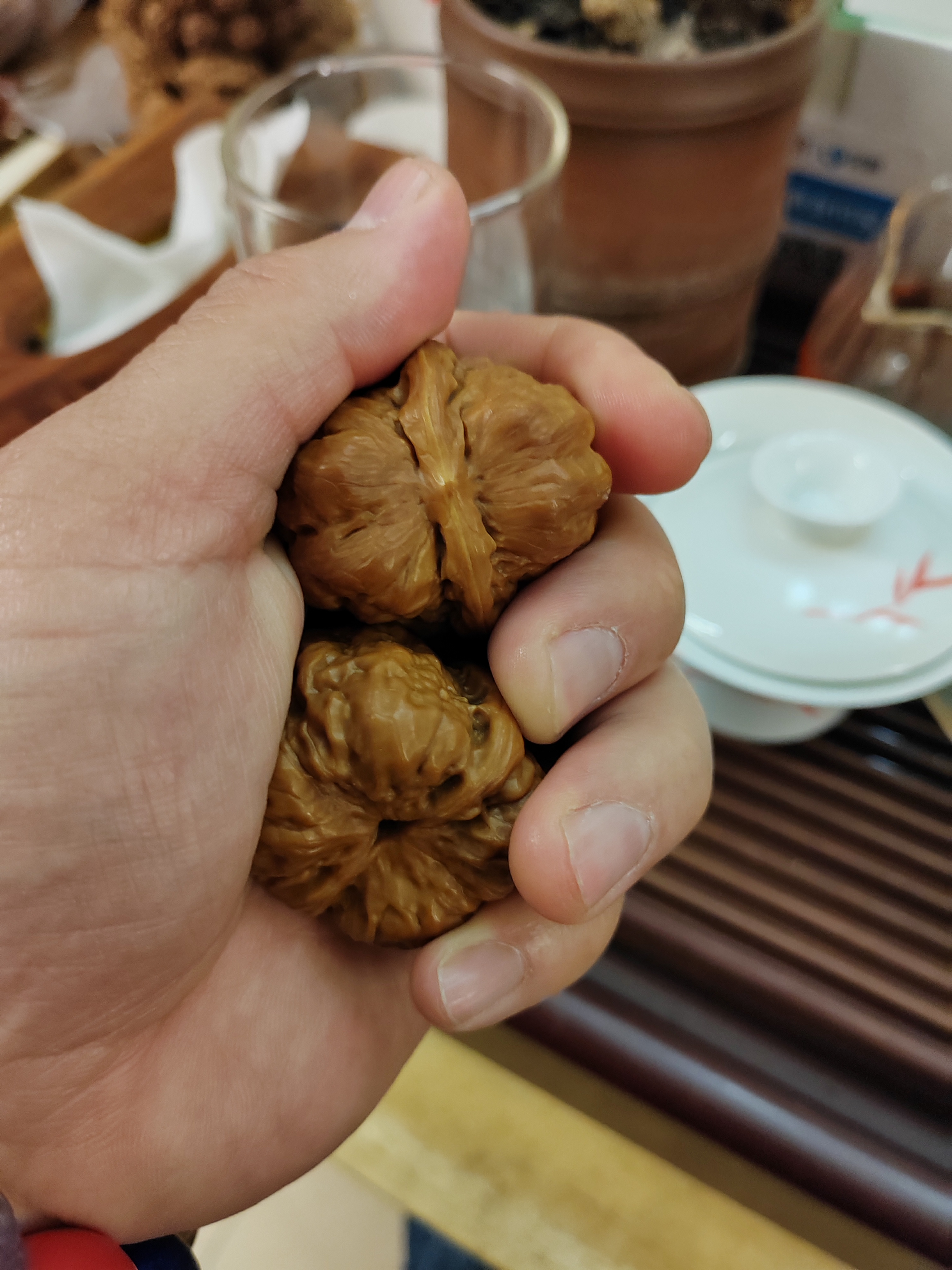 文玩核桃元宝很漂亮