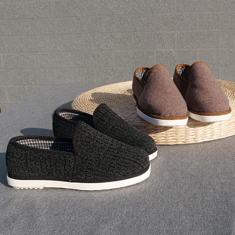 男女休闲鞋一脚蹬纯手工布鞋低帮舒适防滑耐穿四季单鞋