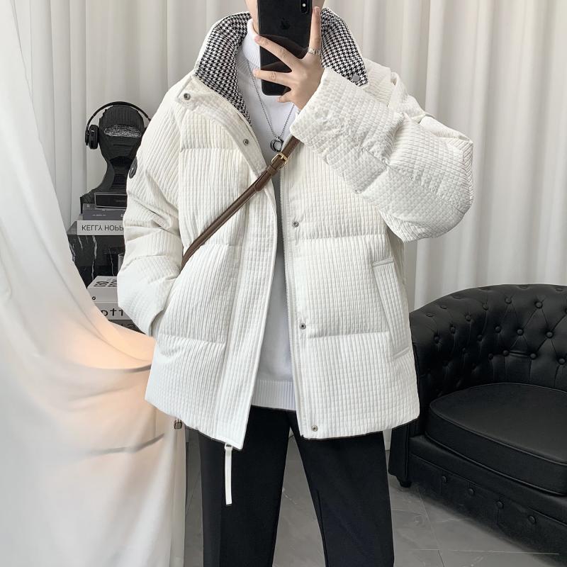 新款新款加厚羽绒衣短款洋气宽松高级感痞帅轻薄冬天外套男生保
