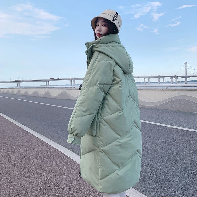 新款2023羽绒服面包服羽绒服女冬季外套中长款厚袄年新款潮
