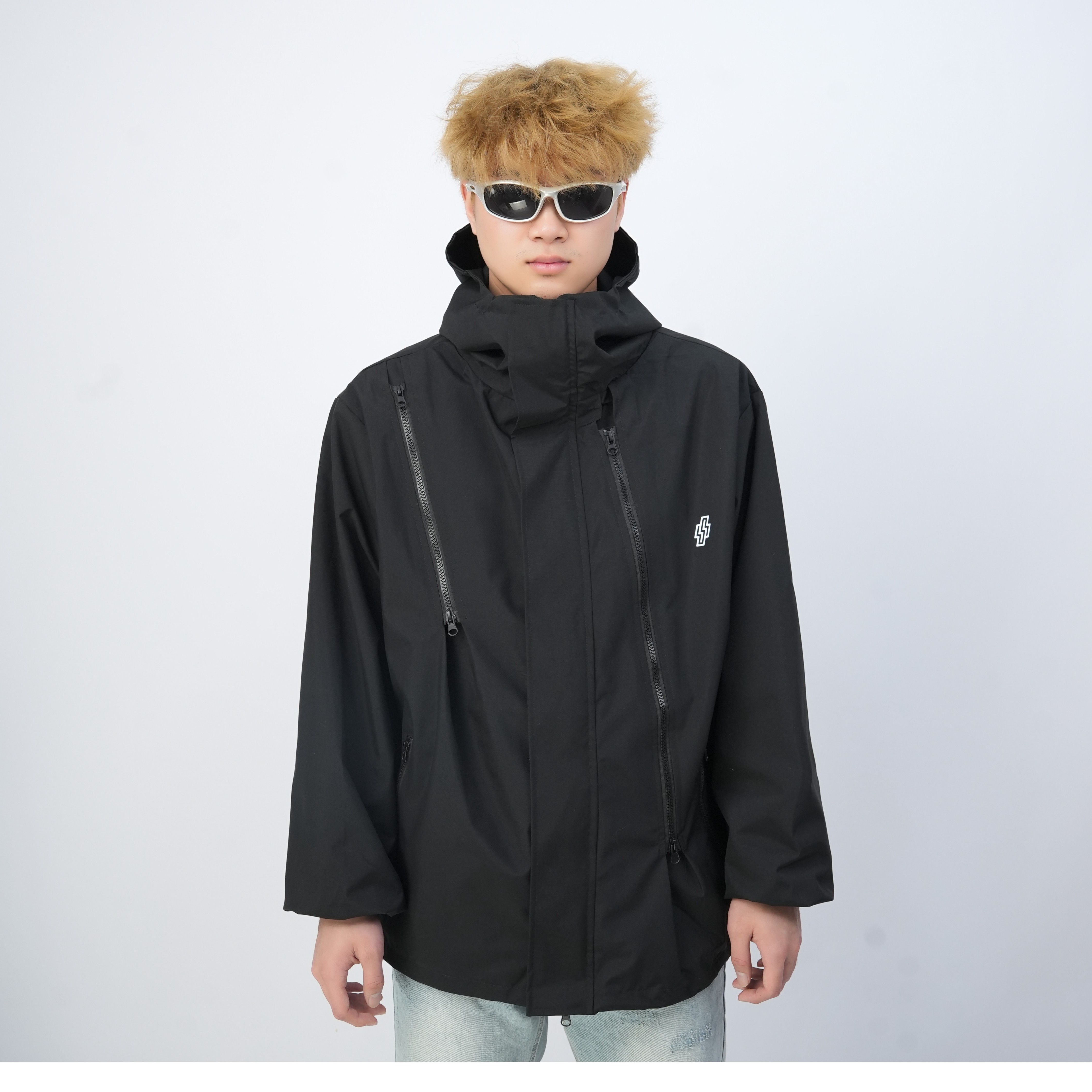 CPO冲锋衣单冲防风加厚保暖连帽登山运动户外透气保暖休闲情侣