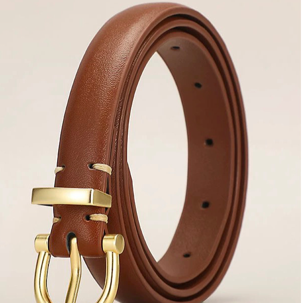 NOEND法式简约T恤搭配皮带-现货