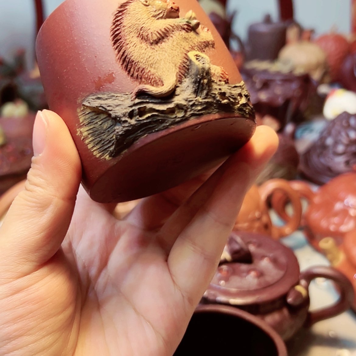 【闪购商品】紫砂公道杯燕*熊