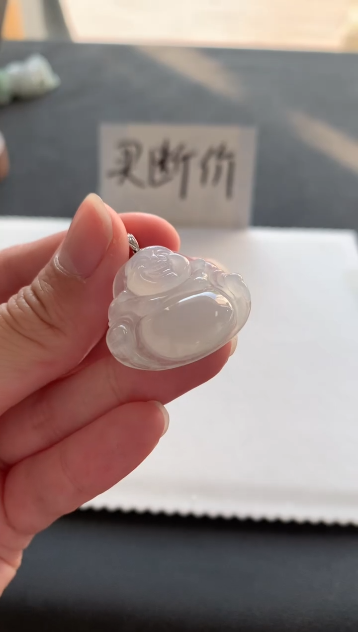 【闪购商品】翡翠颈饰未镶嵌佛公F720