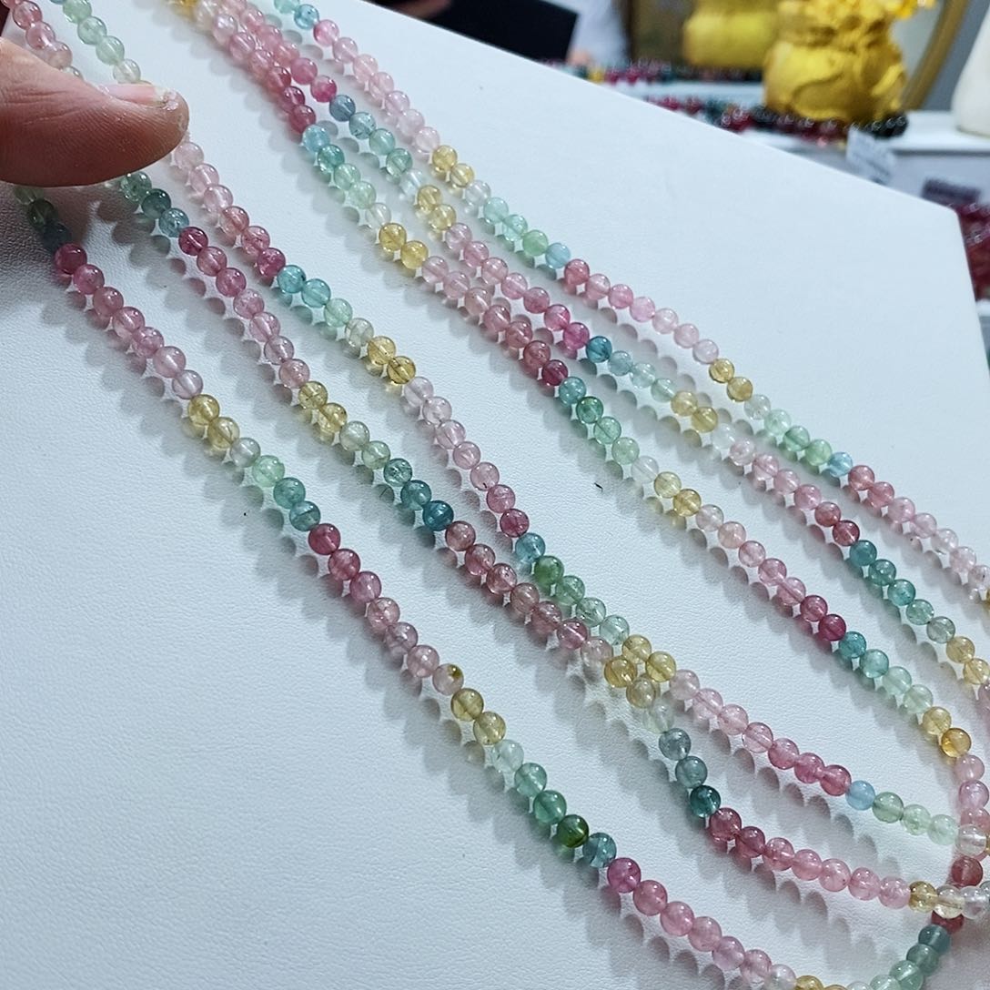 碧玺手链未镶嵌多样性发一条