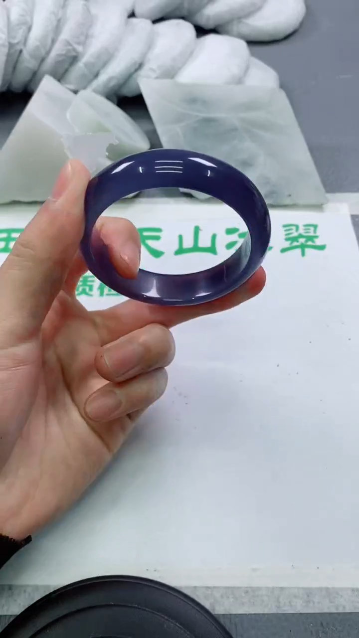 【闪购商品】石英质玉手镯未镶嵌S150-55-56
