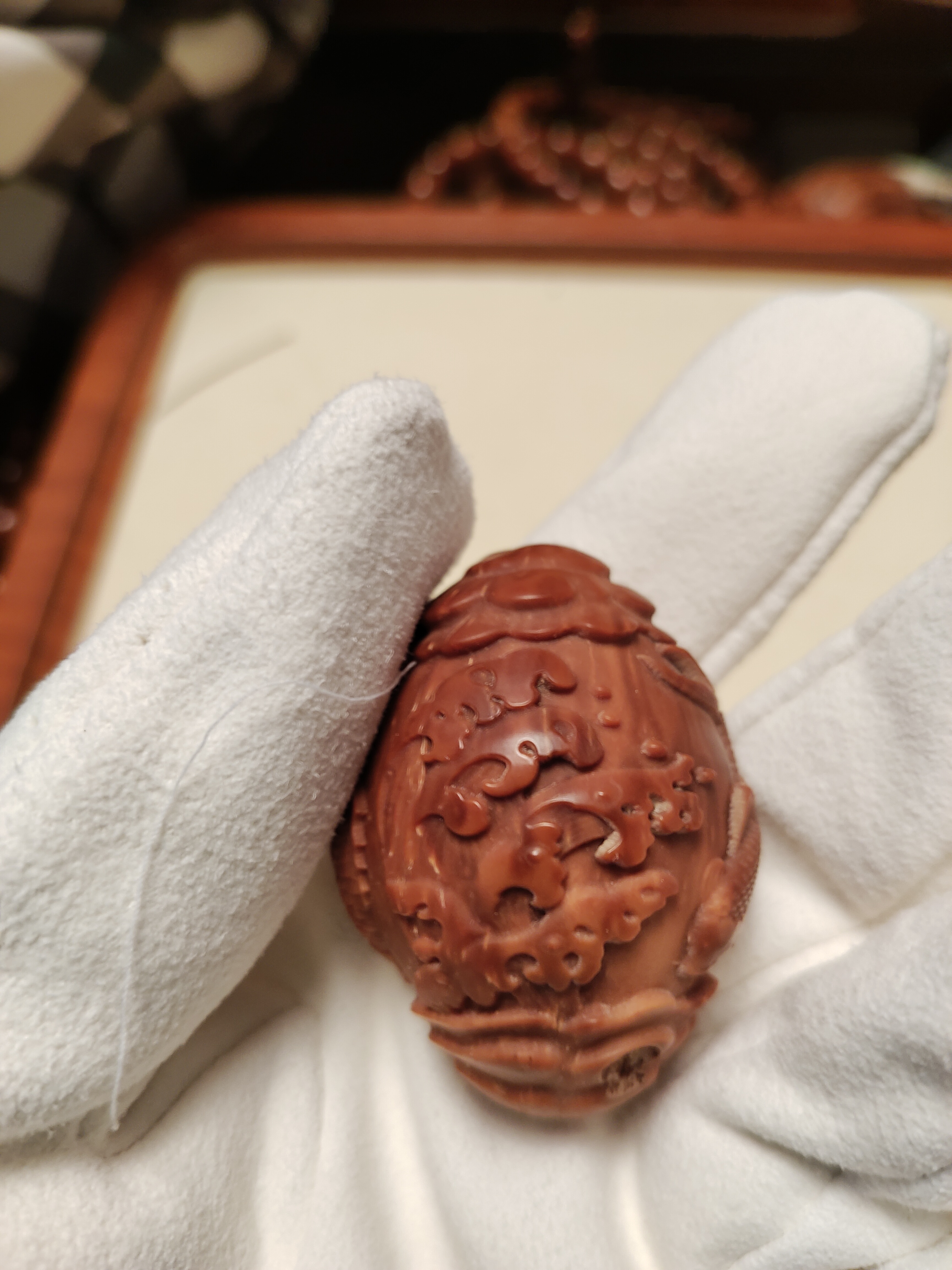 [收藏级]库克雕刻手把件50*35mm一物一拍下单备注