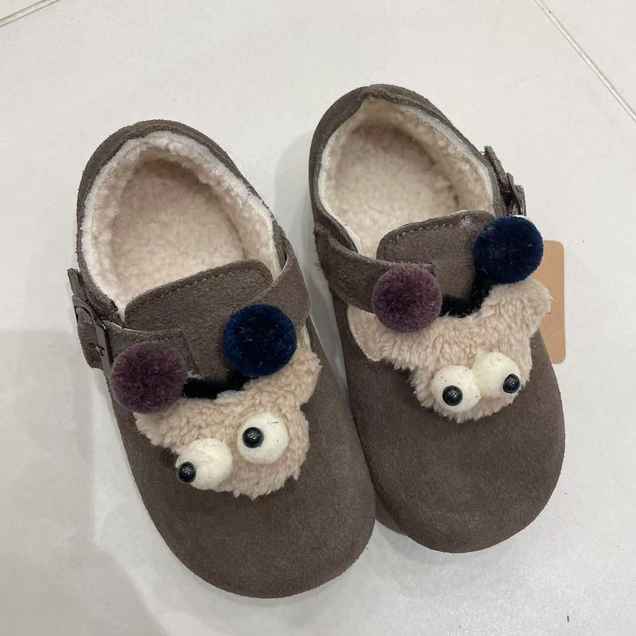 棉小九儿童可爱二棉勃肯鞋