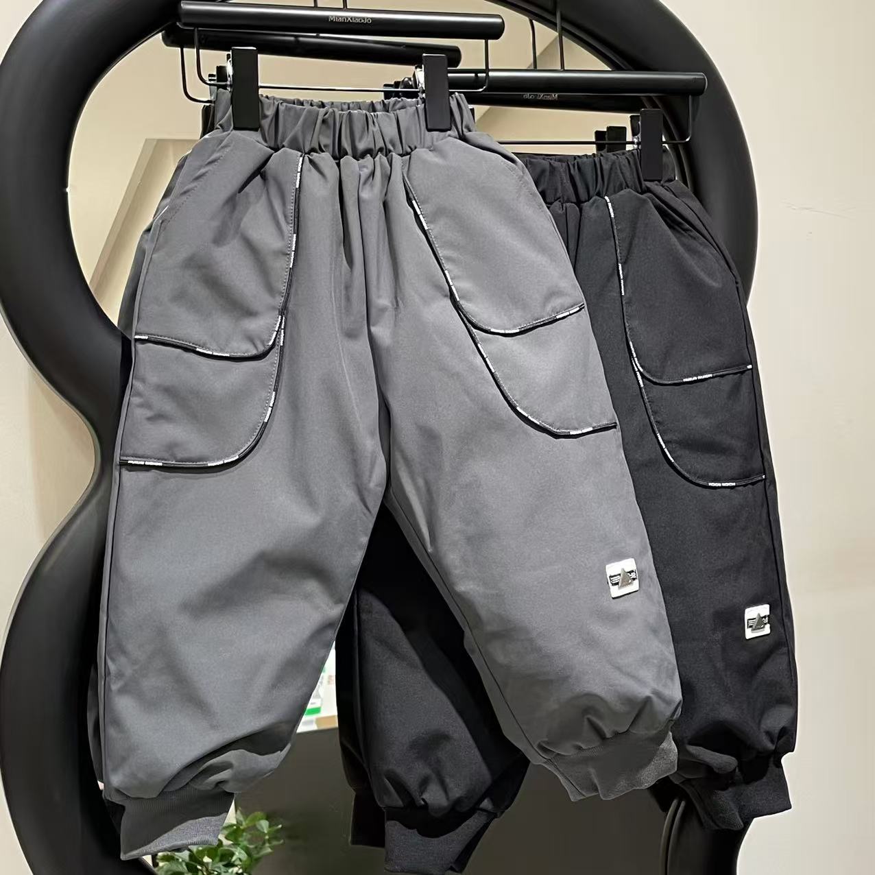 棉小九 儿童贴标羽绒裤（中童）1031298