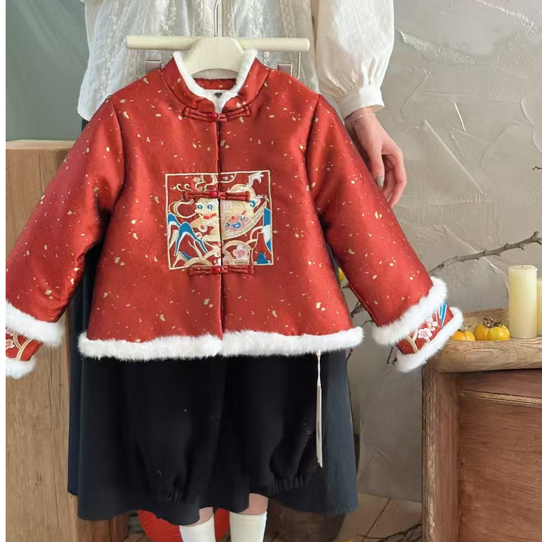 棉小九 儿童烫金国风年服套装（小童）1551360