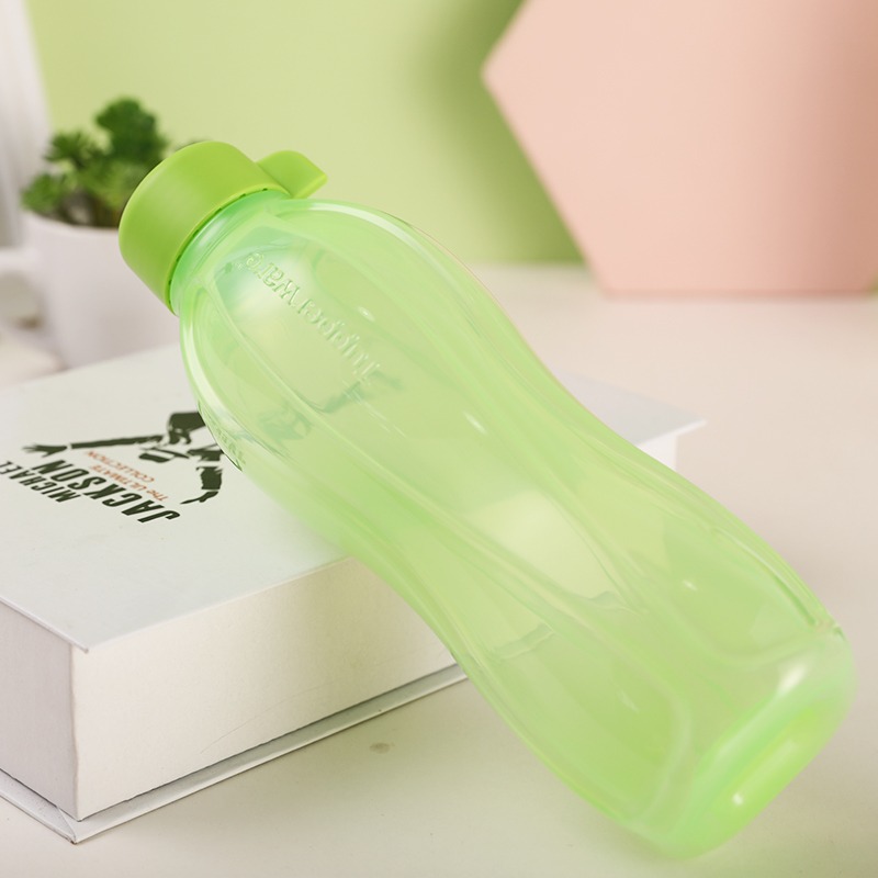 特百惠水杯依可环保瓶便携运动骑行水杯学生密封随手杯500ml*2 直