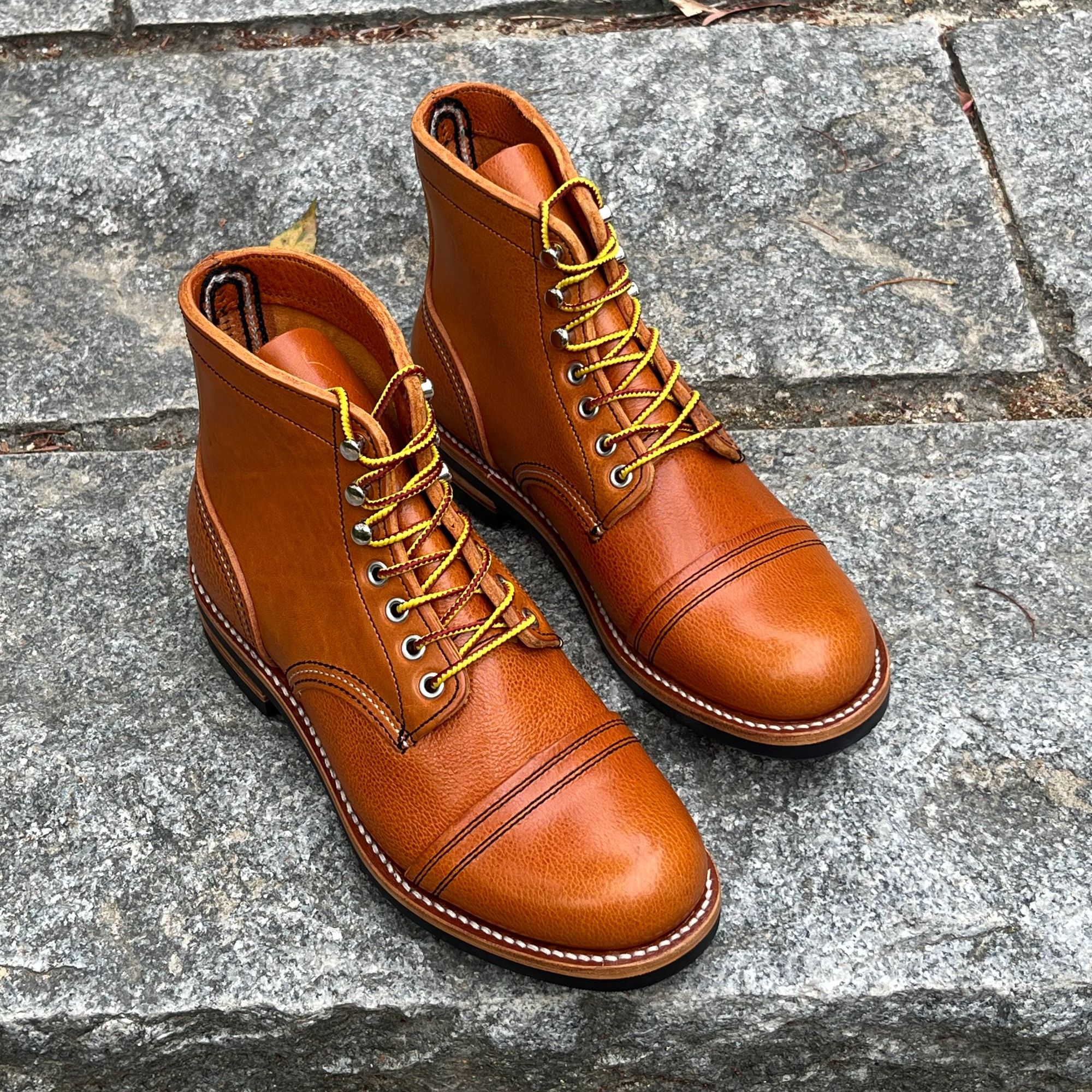 老方鞋匠新品！8111日落黄秋冬工装靴！固特异缝制工艺！4045厚度！