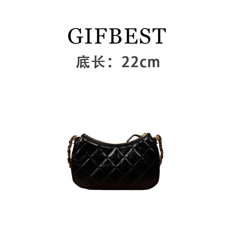 【尺寸：22*6*13】Gifbest新款时尚气质女包单肩手提腋下包6803
