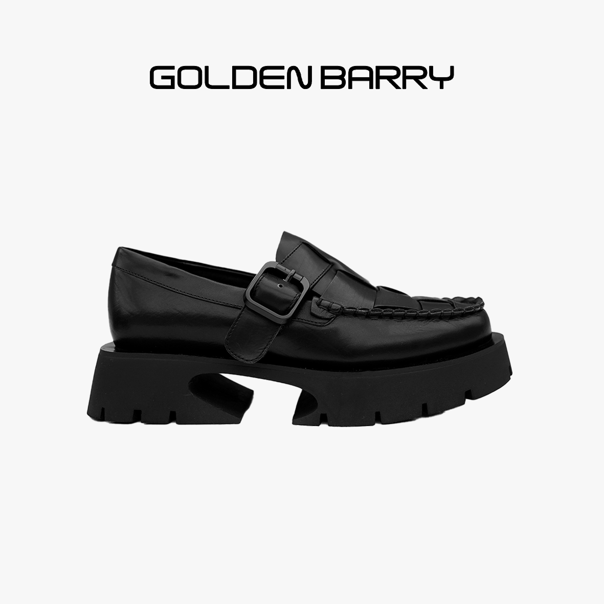 GOLDENBARRY|646001编织休闲皮鞋