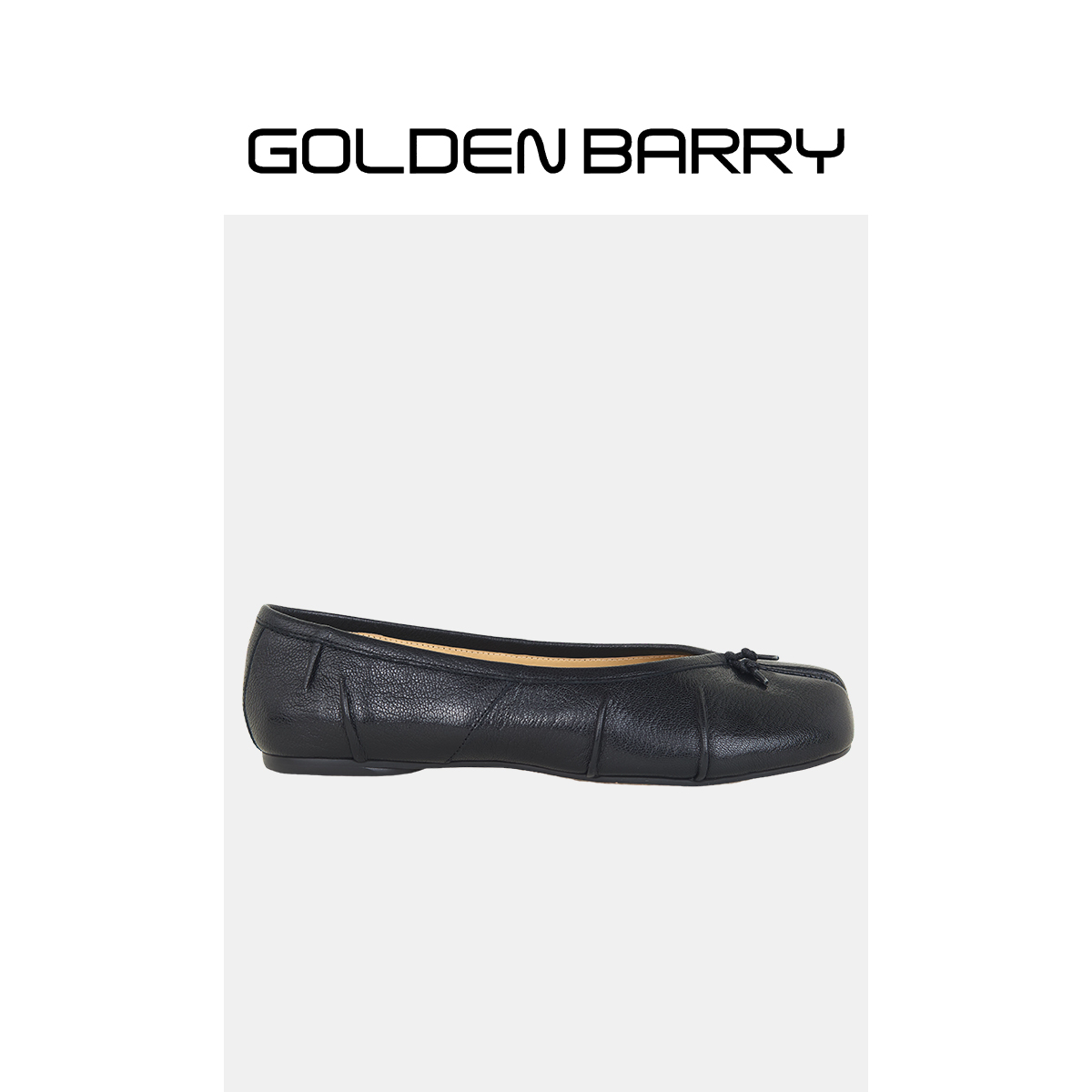 GOLDENBARRY|646043羊皮褶皱分指鞋