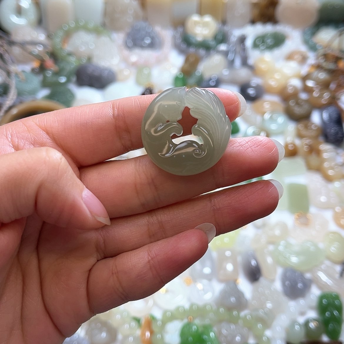 【闪购商品】和田玉吊坠(不含链)未镶嵌k****n