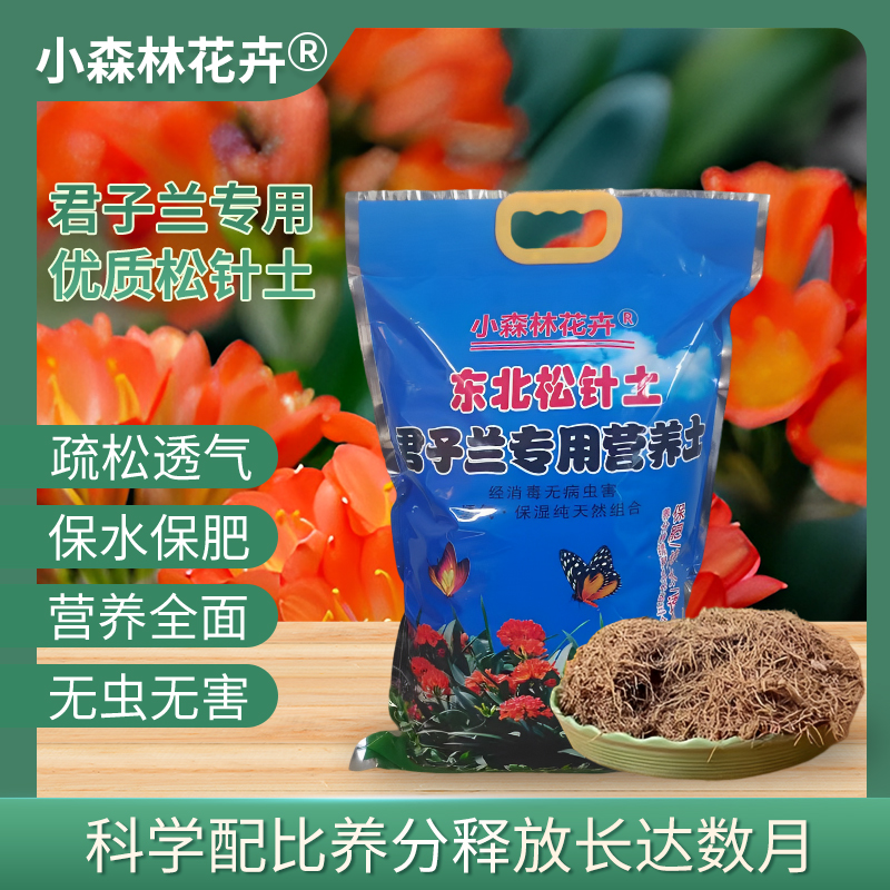 松针配方腐殖土疏松透气防烂根适合君子兰花专用花卉绿植物通用型