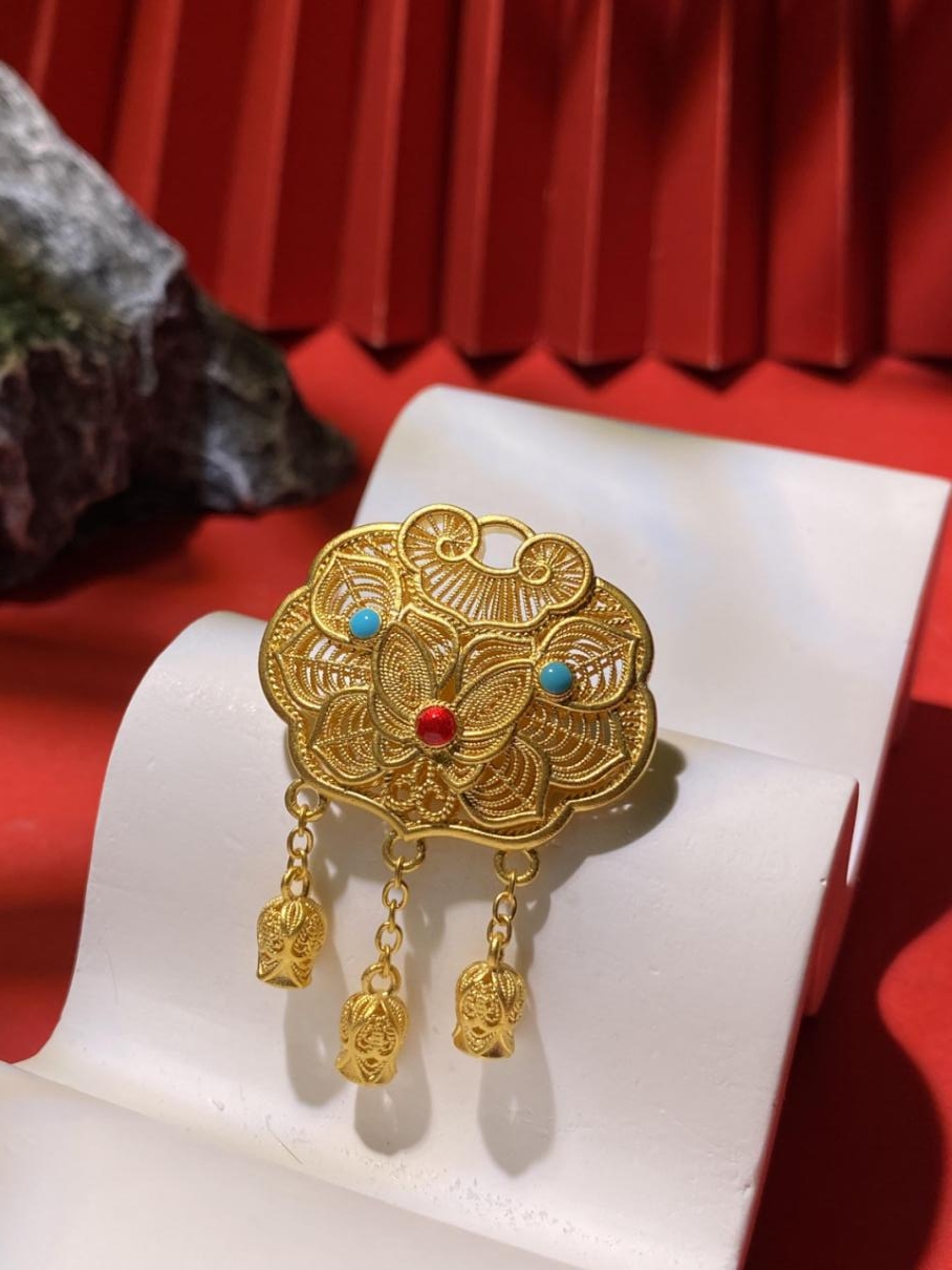 岁尾梦蝶（总重约7.72g）精美精品饰品