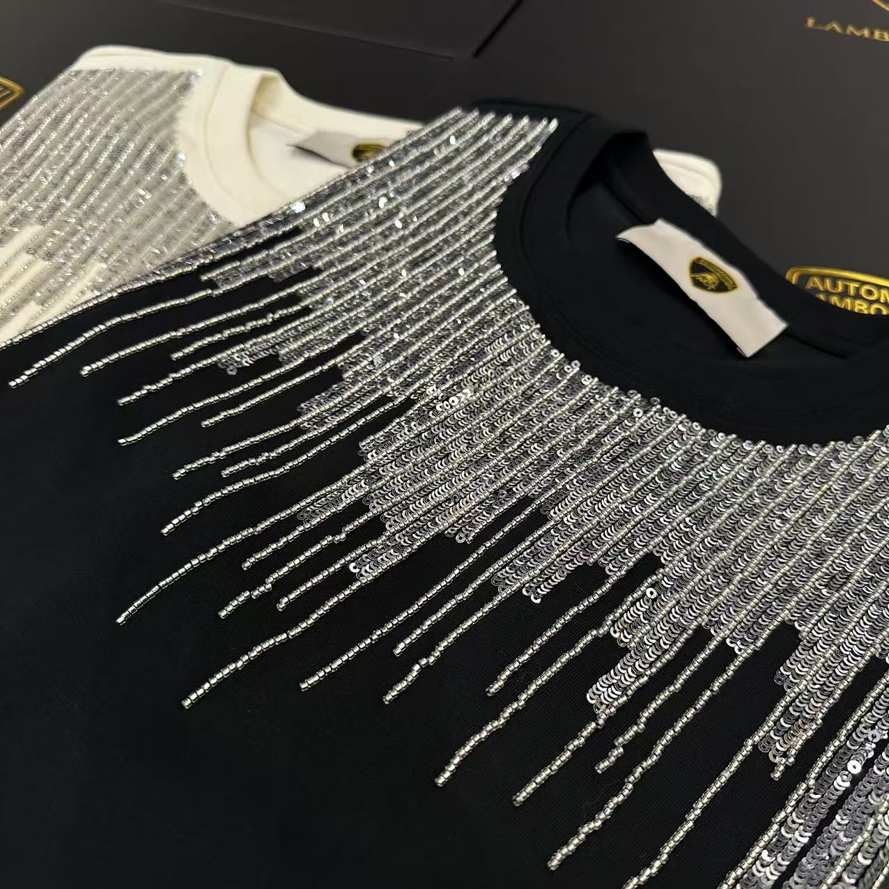 【兰博基尼】新款留星耀眼男女款春夏季短袖G8205