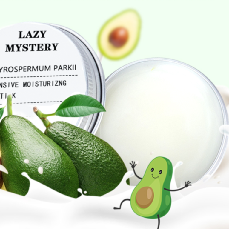 LAZY MYSTERY懒人之谜牛油果密集滋润唇膏清爽修护干皮保湿深层