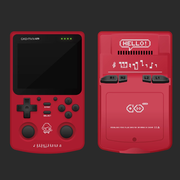 老张金属GKDminiplusc 开源掌机 复古GBA NDS街机PSP新款游戏机