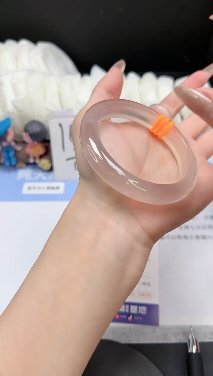 【闪购商品】石英质玉手镯未镶嵌A210-57.7-58