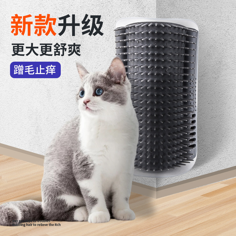 猫咪蹭痒神器墙角蹭毛器猫自嗨玩具蹭脸按摩猫抓板宠物用品