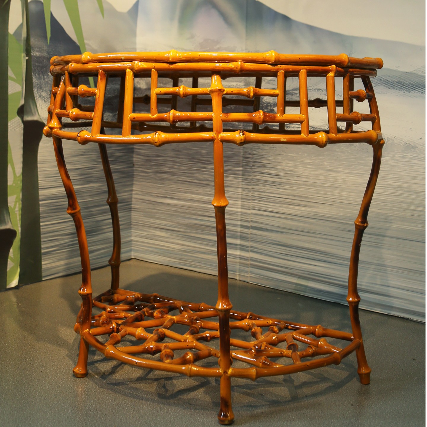 筇竹明制家具半月形茶几源头厂家高档家具异形茶几好物分享