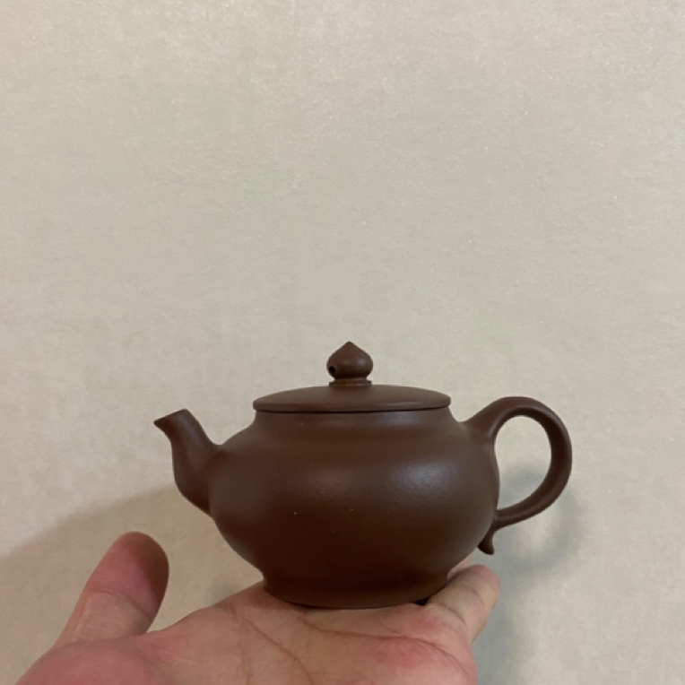 平盖笑樱壶 陈腐老紫泥，半手工 150C C