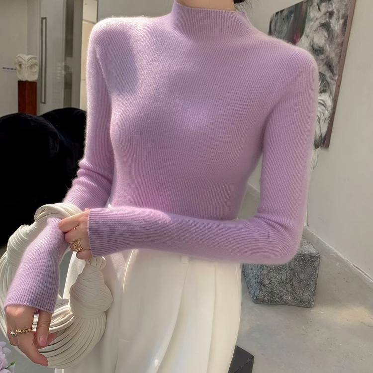 小众风！2023冬新款 高级感内搭羊毛衫针织毛衣