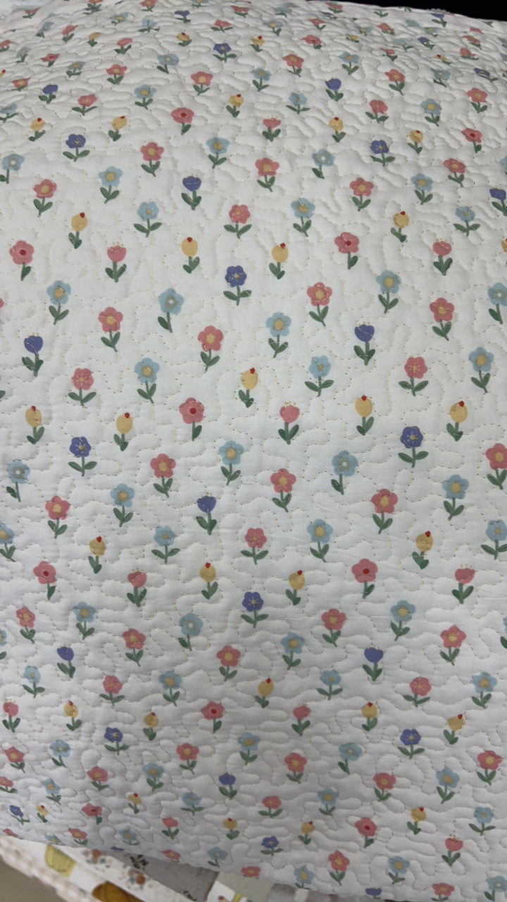 床盖三件套    彩色花