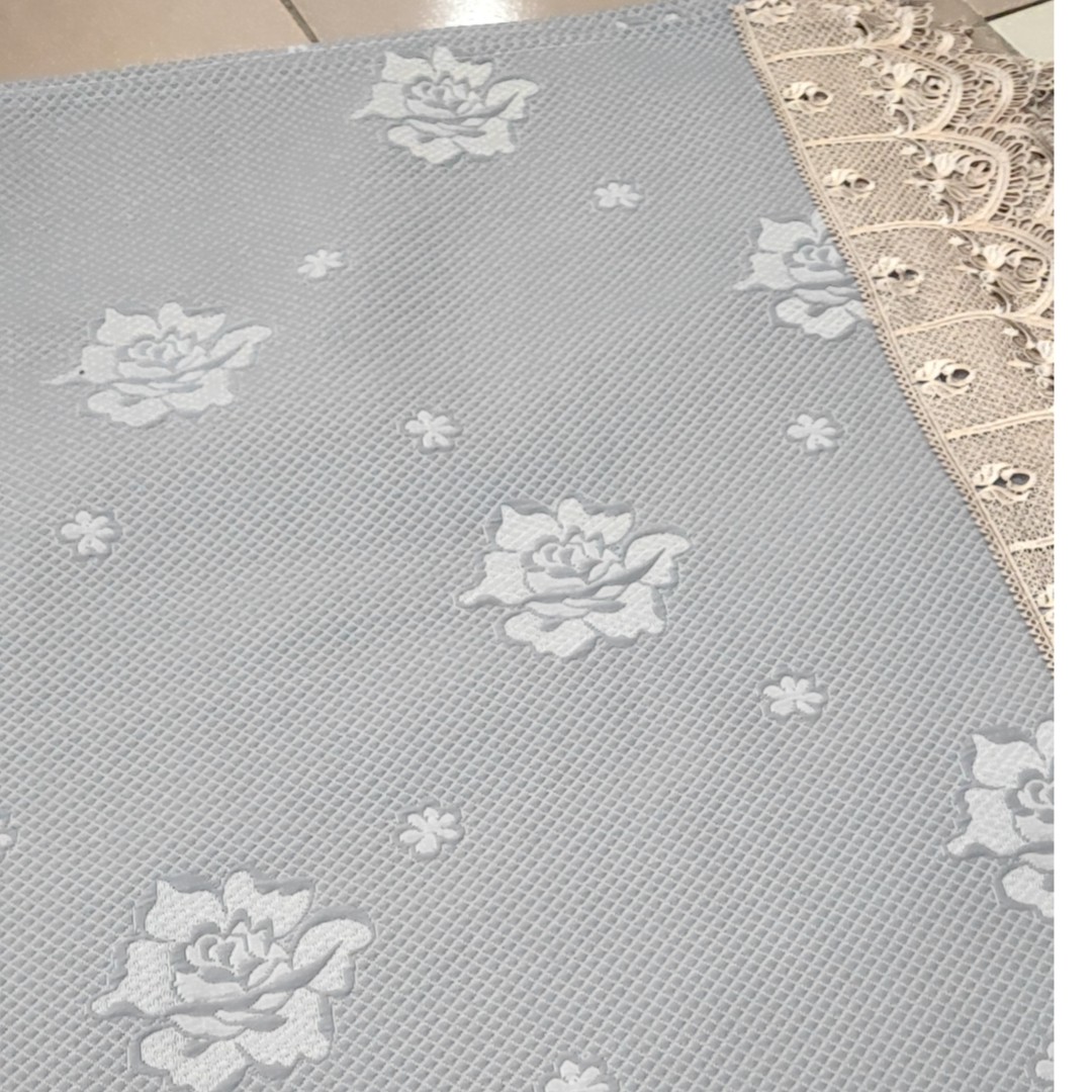 靠背巾   山茶花   灰