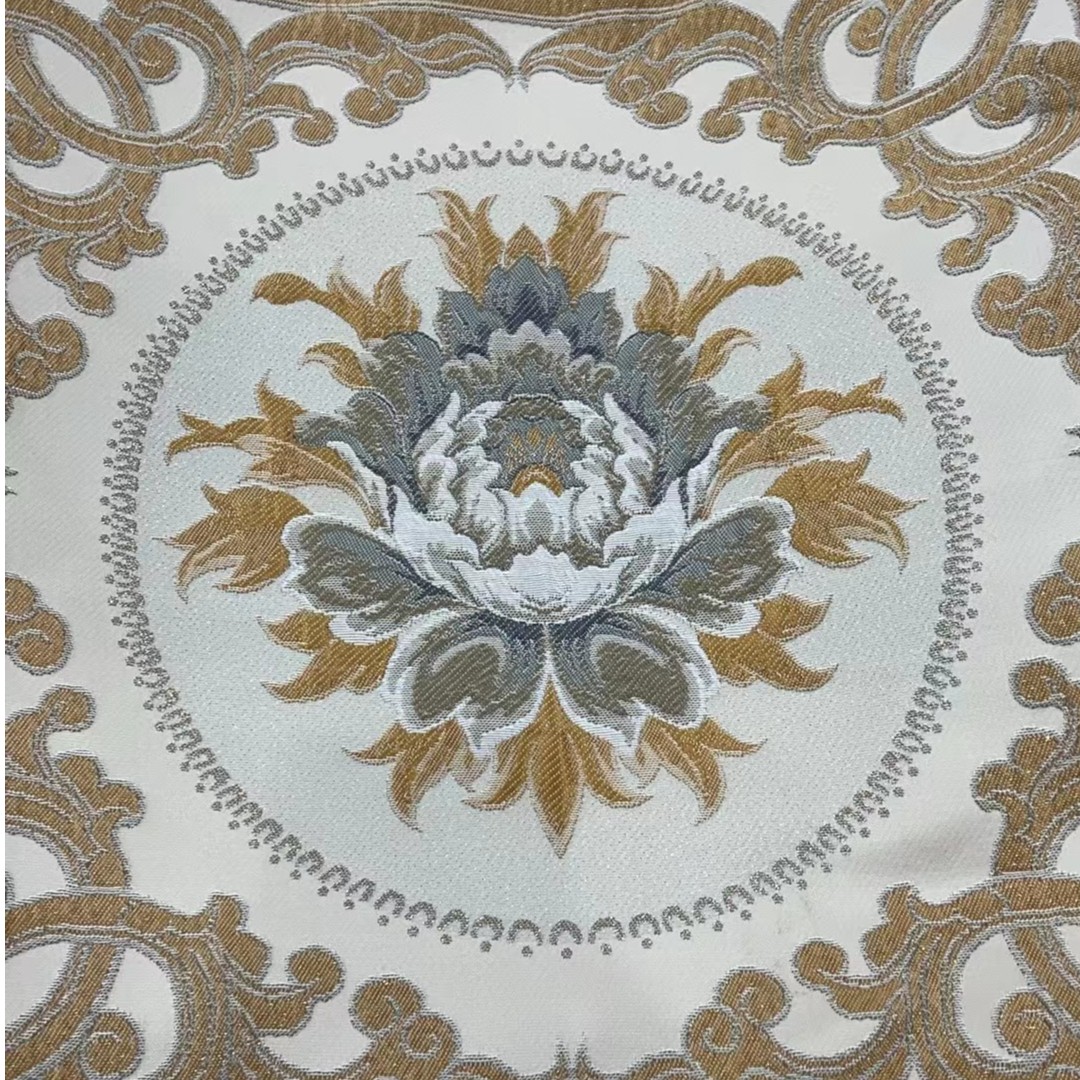 抱枕皮  牡丹 花