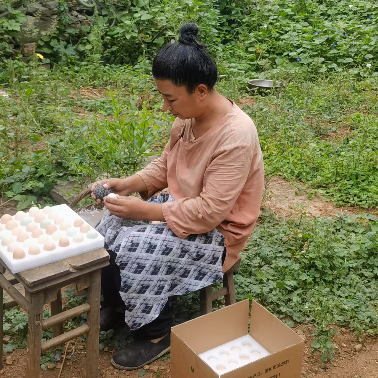 道兄深山正宗散养柴鸡蛋现捡  孕妇儿童可食【坏了包退】 40枚/60枚