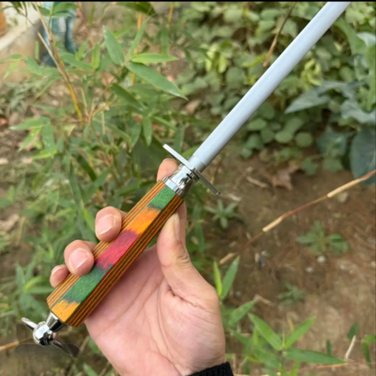 鑫森淼·祥云彩木12000丝超细纹德国品质手感超好高碳钢磨刀棒