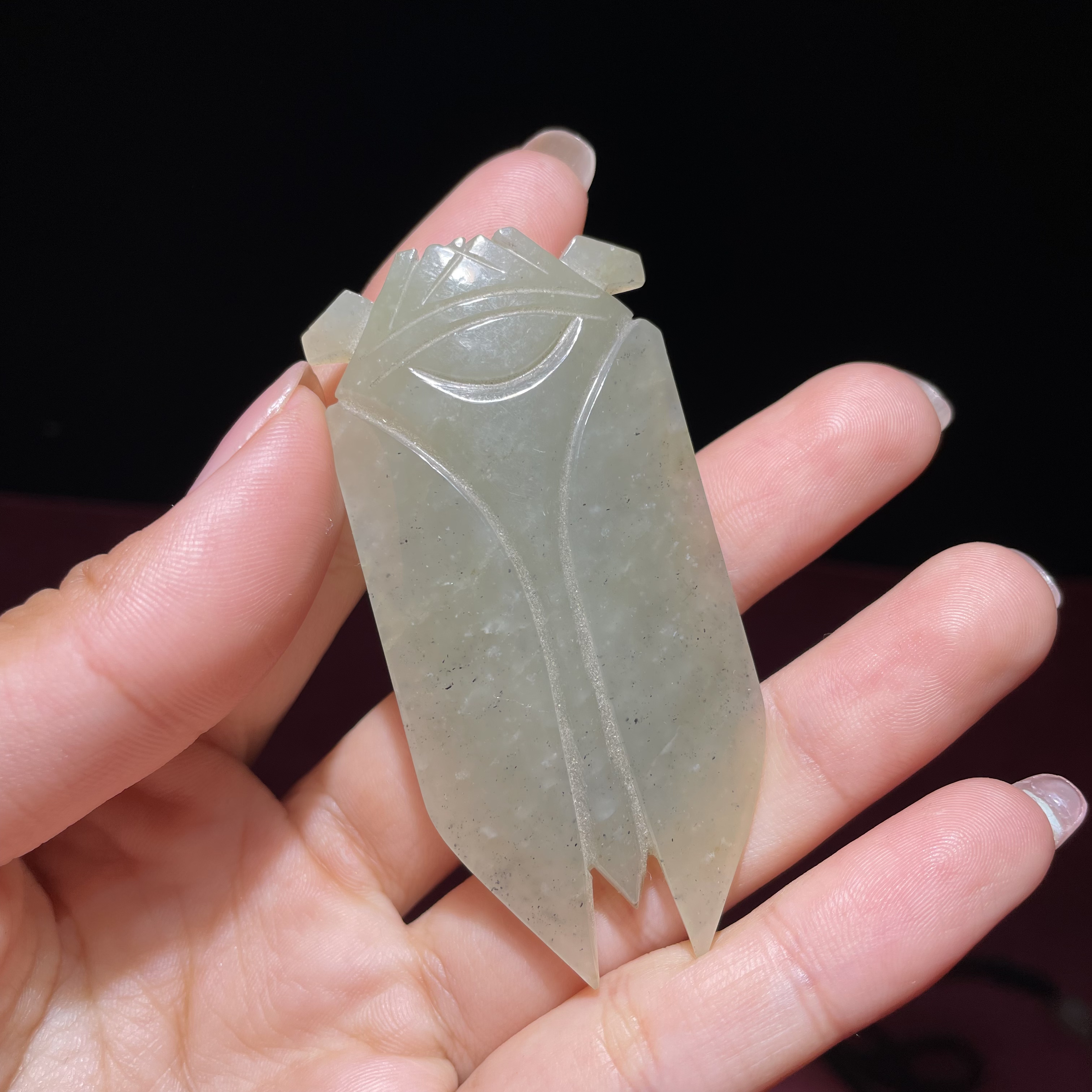 玲珑古玉收藏蝉佩